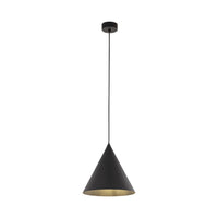 CONO Black  Medium Modern Minimalist Pendant Light