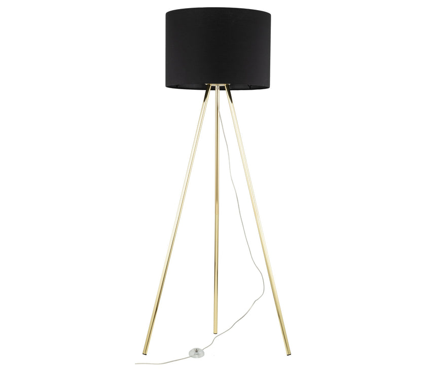 UMBERTO Black Modern  Floor Lamp