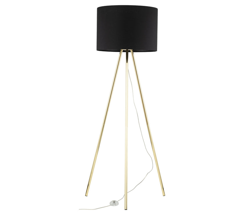 UMBERTO Black Modern  Floor Lamp