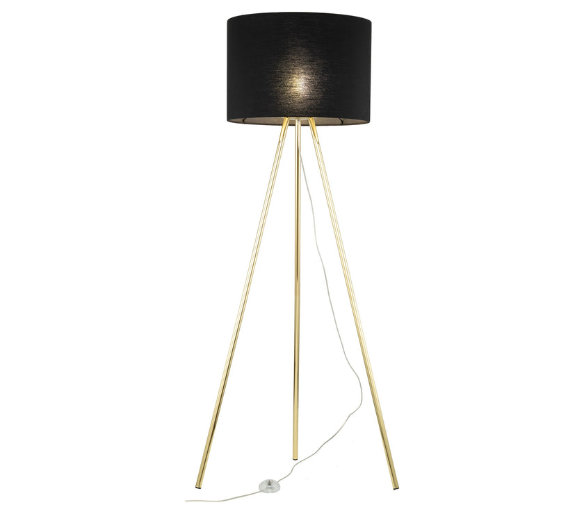 UMBERTO Black Modern  Floor Lamp