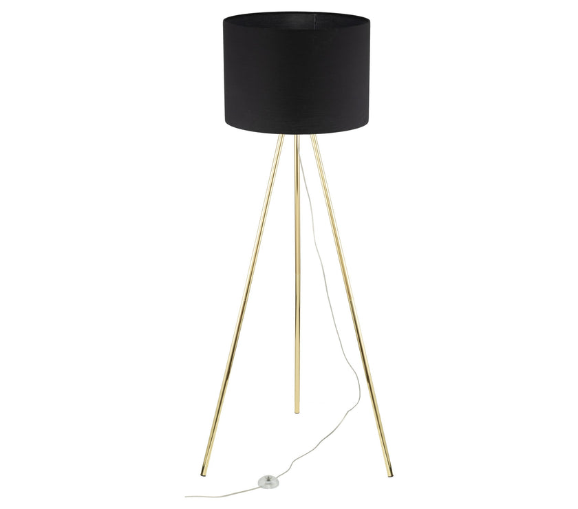 UMBERTO Black Modern  Floor Lamp