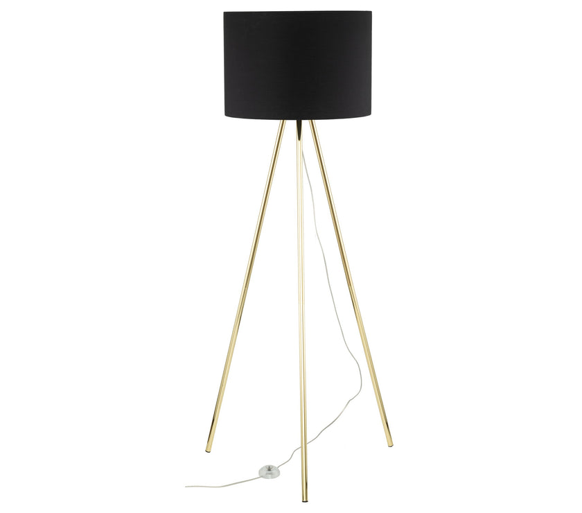 UMBERTO Black Modern  Floor Lamp