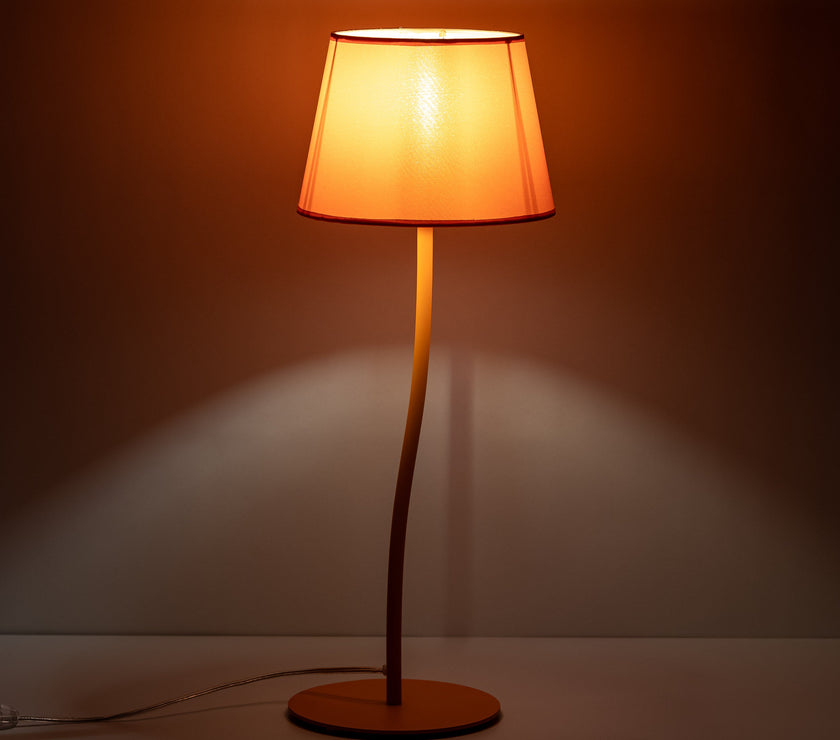NICOLA Orange Mid-Century Modern Night Lamp