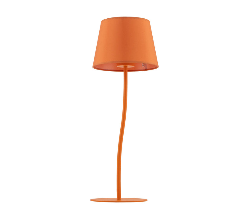 NICOLA Orange Mid-Century Modern Night Lamp