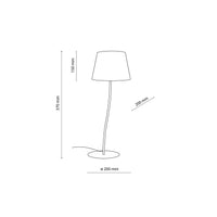 NICOLA Orange Mid-Century Modern Night Lamp