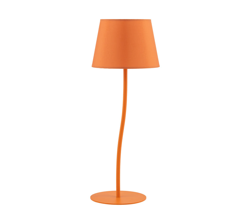 NICOLA Orange Mid-Century Modern Night Lamp