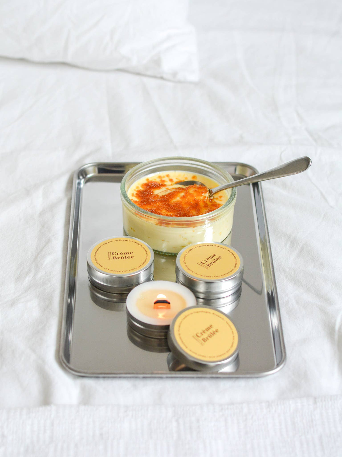 Mini Scented Soy Candle -  Crème Brûlée