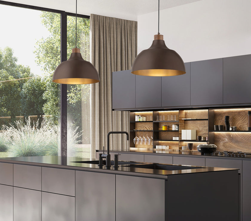 CAP Brown Scandinavian Pendant Lamp