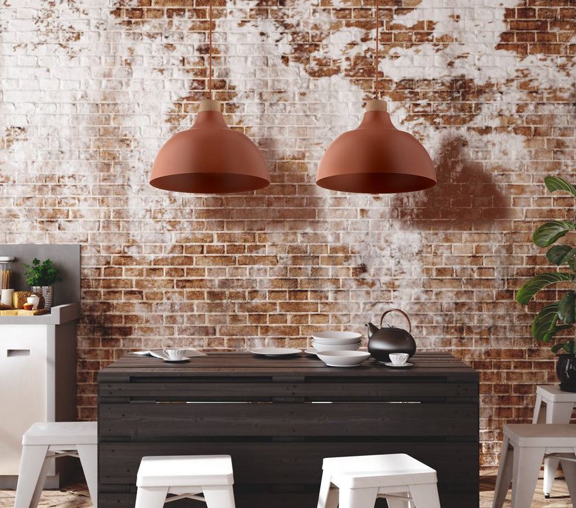 CAP Brick Red Scandinavian Pendant Lamp