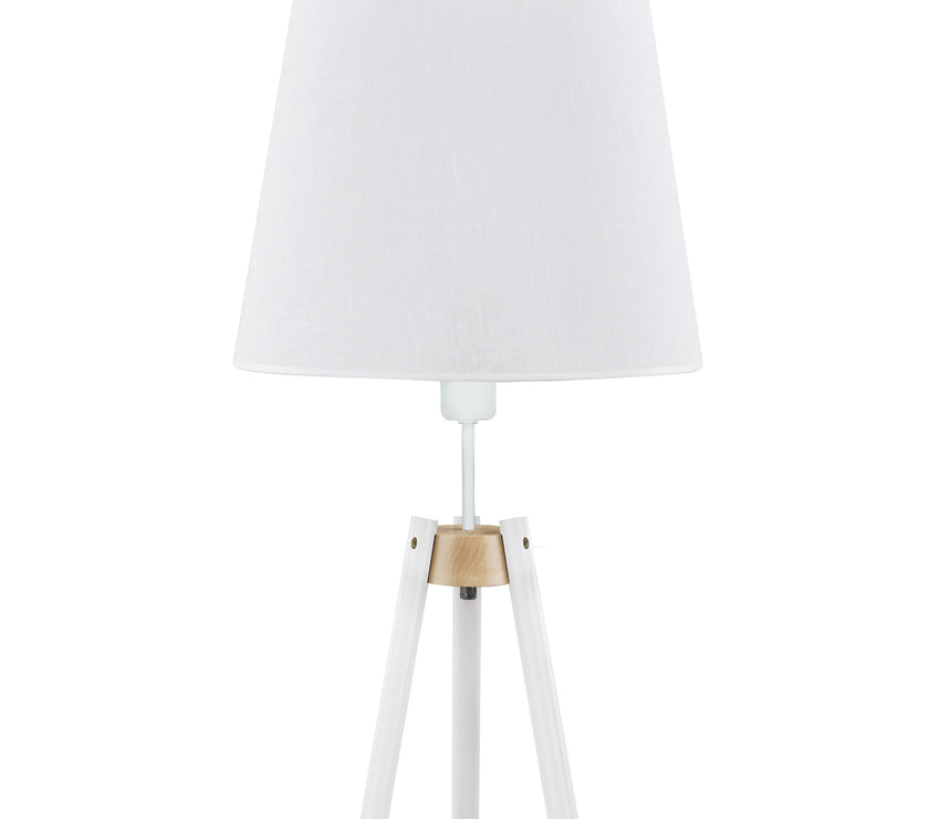 VAIO White Tray Table Floor Lamp