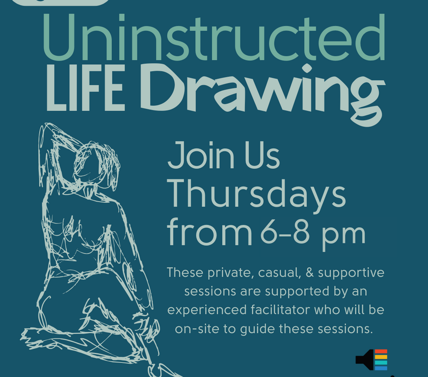 Uninstructed Life Drawing: Fall Sessions (ages 18+)