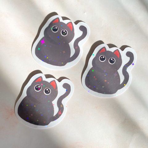 Purfect Grey Cat Sticker