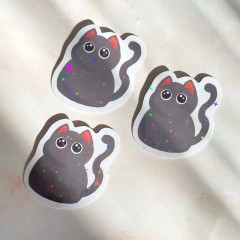  Purfect Grey Cat Sticker Cheeky Peach Designs Sticker art-noise.myshopify.com purfect-grey-cat-sticker