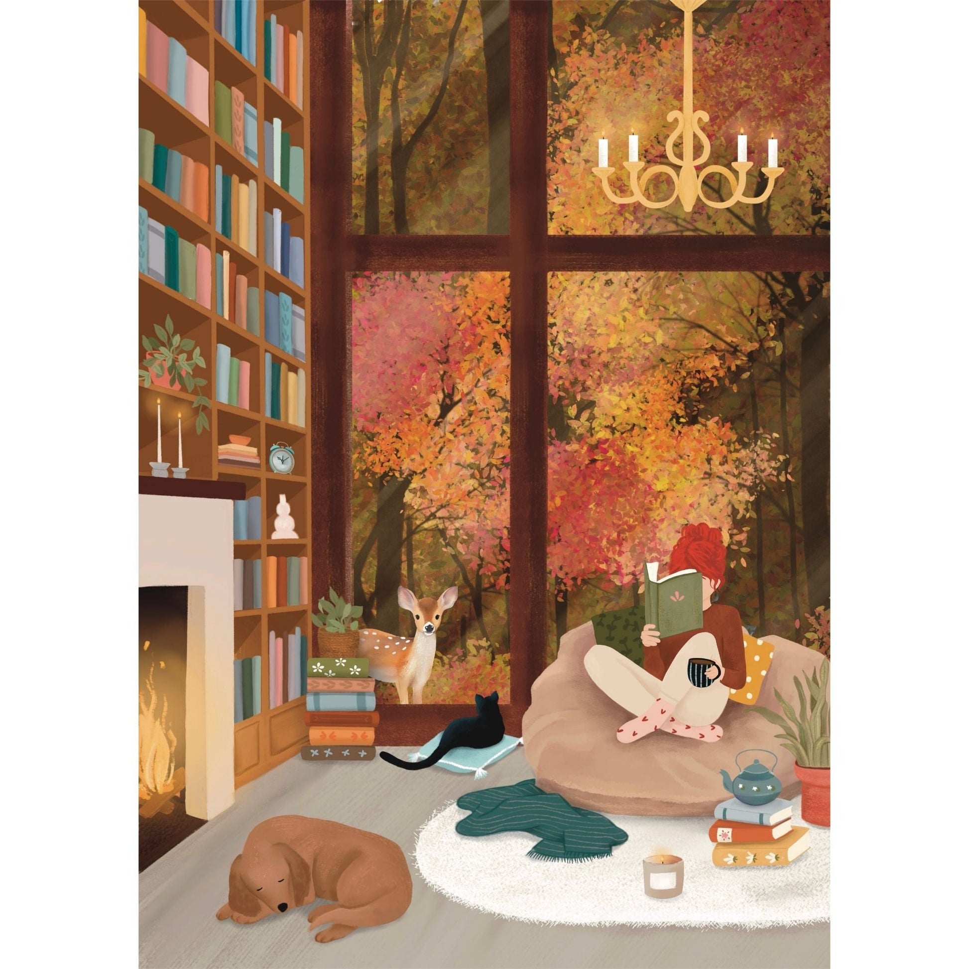 Dream Library | 1000-Piece Puzzle for Adults | Designed in Canada by Tara Younggren Villager Puzzles Puzzle art-noise.myshopify.com dream-library-1000-piece-puzzle-for-adults-designed-in-canada-by-tara-younggren