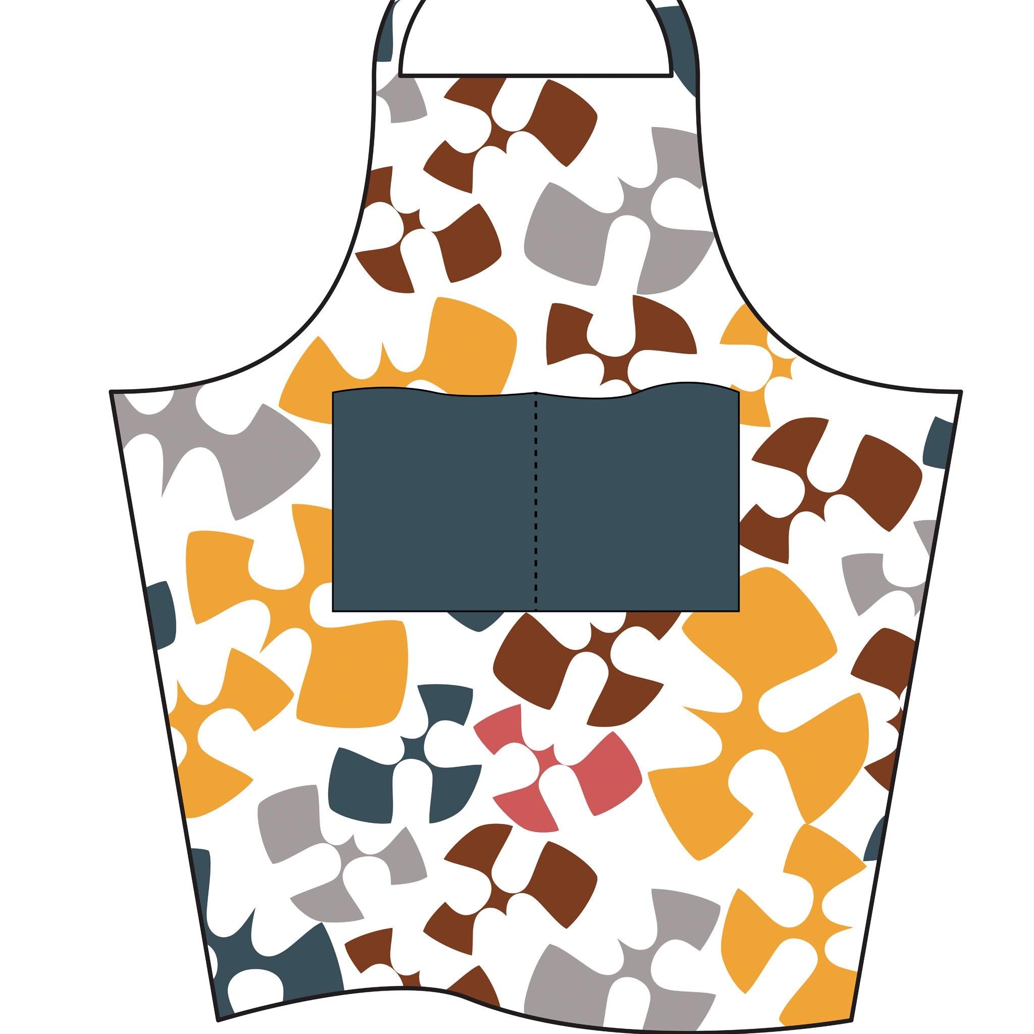 The Flutter: Washable Designer Cotton Apron