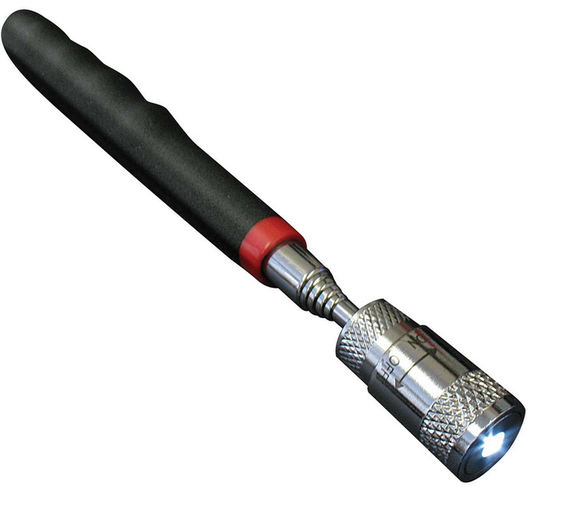 ROK - 8 LB MAGNETIC PICK-UP TOOL- WITH LED