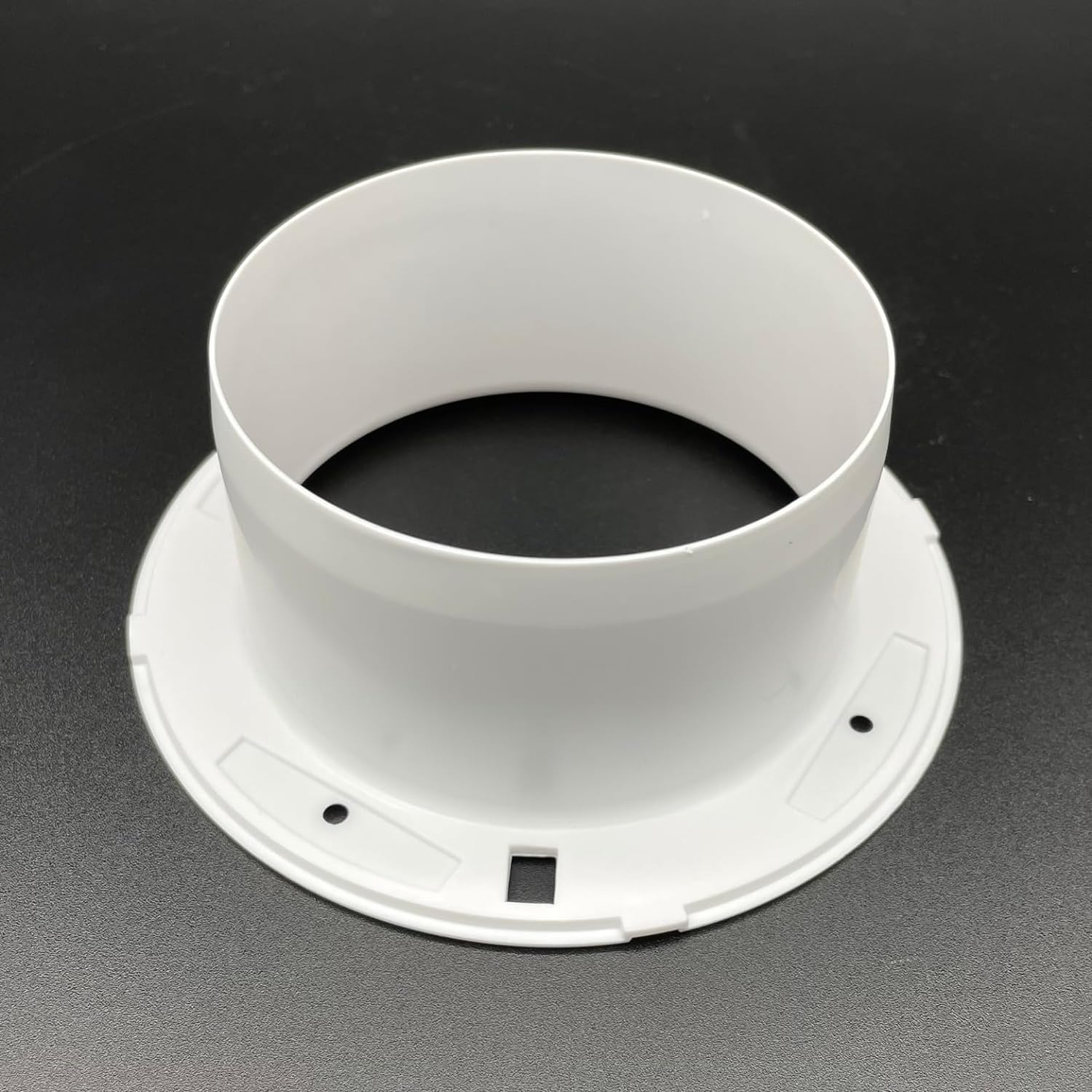 Byson Round White Plastic Connector Flanges