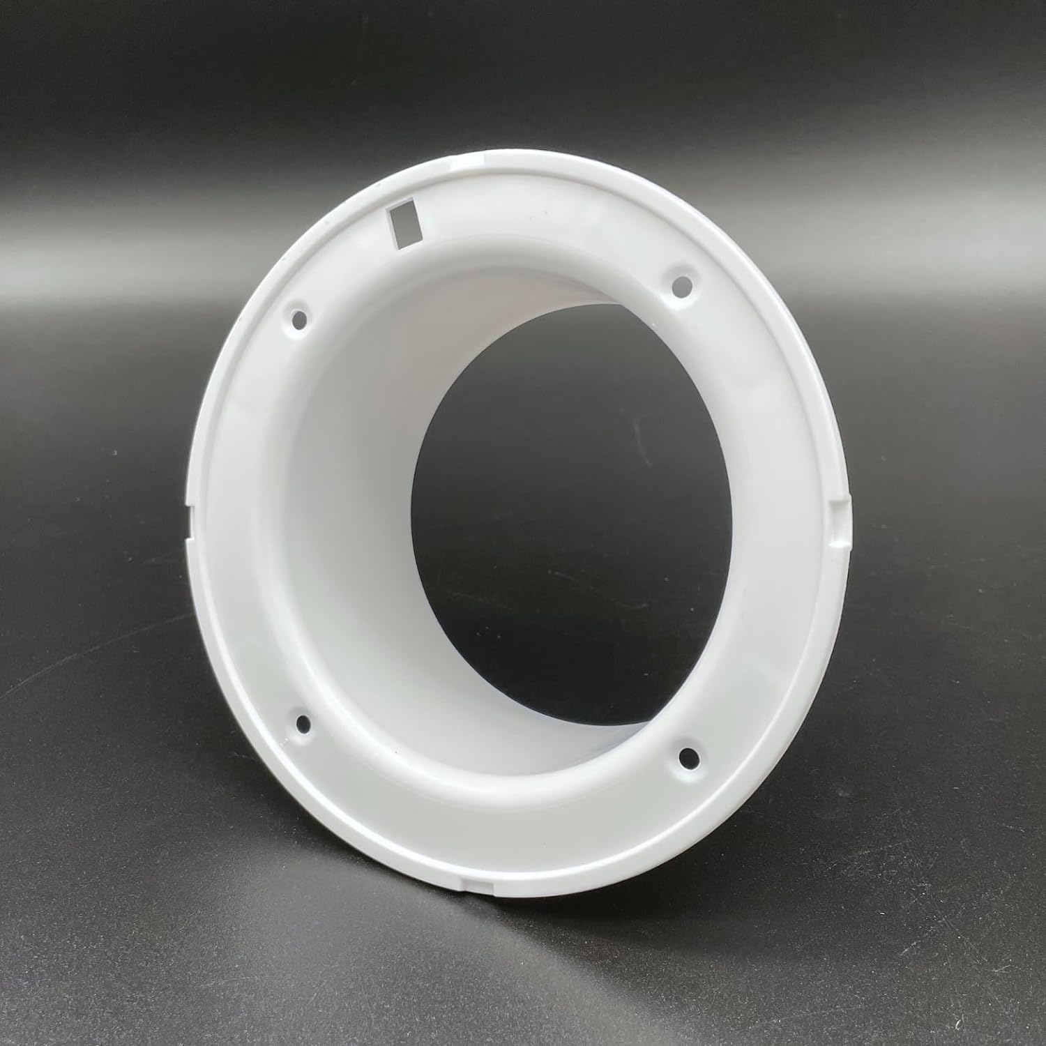 Byson Round White Plastic Connector Flanges
