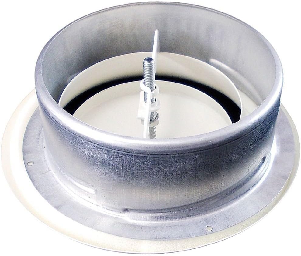 Byson Round Air Vents, Metal - White