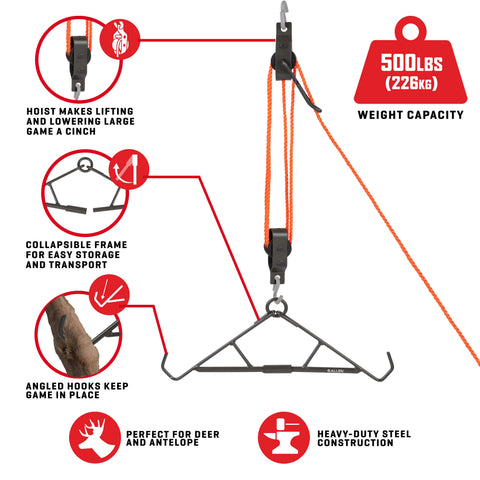 The Allen Company Gambrel & Hoist Kit, Standard Duty Byson product_type art-noise.myshopify.com the-allen-company-gambrel-hoist-kit-standard-duty The Allen Company Gambrel & Hoist Kit, Standard Duty Byson  art-noise.myshopify.com the-allen-company-gambrel-hoist-kit-standard-duty