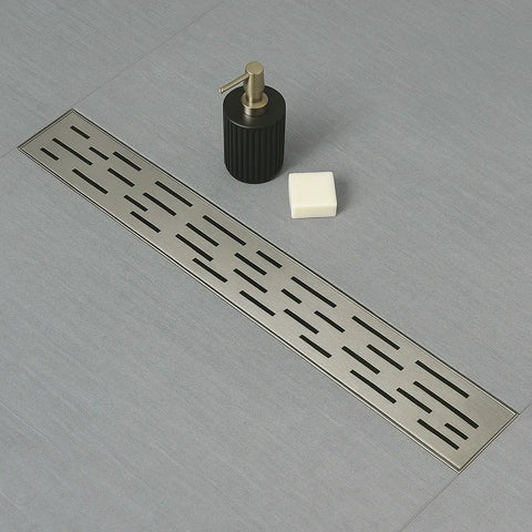  Architect Linear Shower Drain – 28" Linear Shower Drain with Leveling Feet, ABS Base Flange & LESSO Flush Bushing – Tile Insert & Grate Cover(UPC Certified) Good Day Building Supply Inc. Shower Drain art-noise.myshopify.com architect-linear-shower-drain-28-linear-shower-drain-with-leveling-feet-abs-base-flange-lesso-flush-bushing-tile-insert-grate-cover-upc-certified