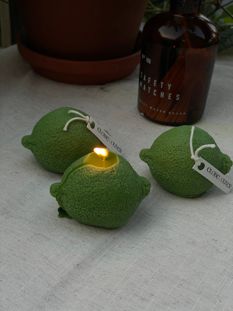 Lime Candle Eloise and Oliver Decorative Candle art-noise.myshopify.com lime-candle