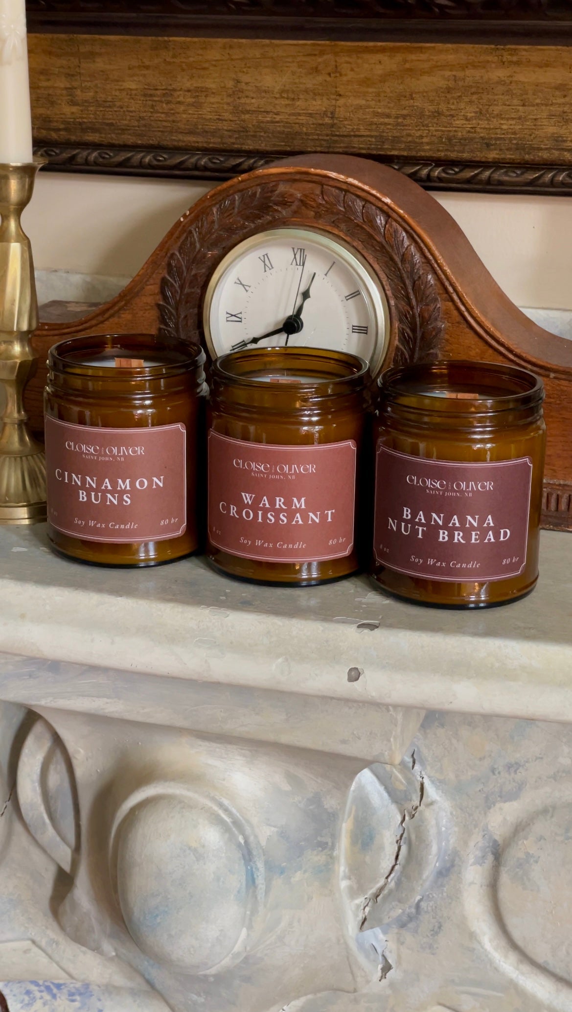 8oz Autumn Scented Candles Eloise and Oliver Scented Candle art-noise.myshopify.com 8oz-autumn-scented-candles