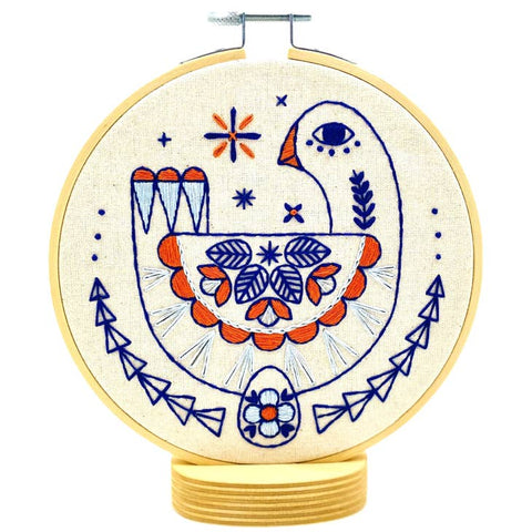 Hook, Line & Tinker - Goose Embroidery Kit - Art Noise Hook, Line & Tinker - Goose Embroidery Kit Hook, Line & Tinker Needlecraft Kits art-noise.myshopify.com hook-line-tinker-goose-embroidery-kit