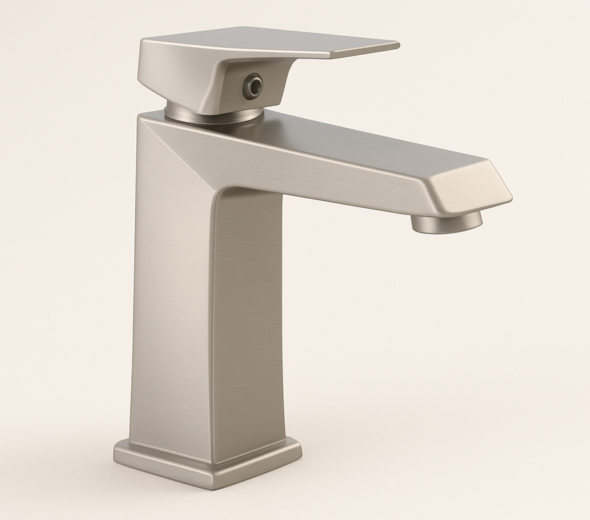 Monaco Edge Single-Handle Bathroom Faucet – Chrome, Black, Nickel