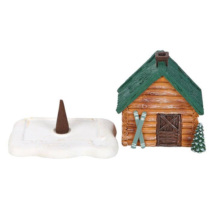 Winter Cabin Ski Chalet Incense Cone Holder Eloise and Oliver product_type art-noise.myshopify.com winter-cabin-ski-chalet-incense-cone-holder