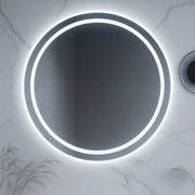  HaloLux Dual-Lit Round LED Vanity Mirror – Backlit + Front Glow | 24–32" Good Day Building Supply Inc. Mirror art-noise.myshopify.com halolux-dual-lit-round-led-vanity-mirror-backlit-front-glow-24-32