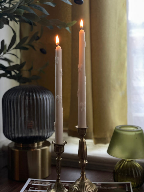 Ribbon Taper Candlestick Eloise and Oliver Candlestick art-noise.myshopify.com ribbon-taper-candlestick