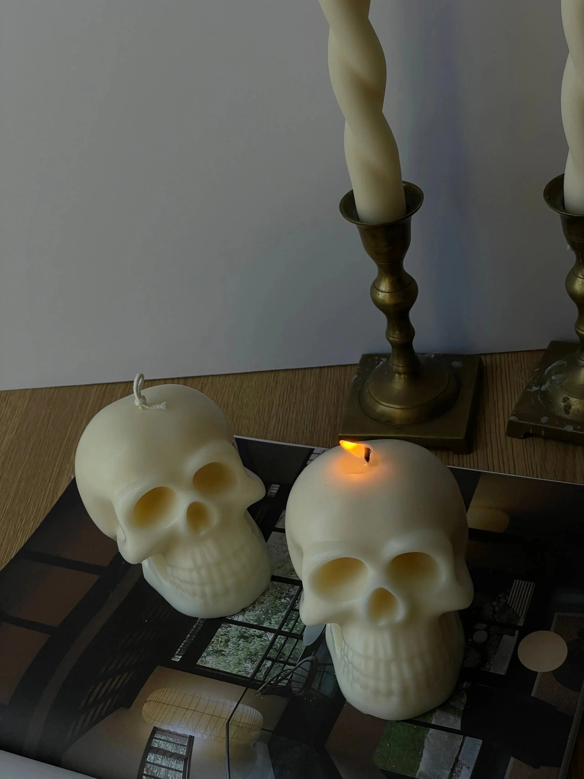 Skull Eloise and Oliver Decorative Candle art-noise.myshopify.com skull Skull Eloise and Oliver Decorative Candle art-noise.myshopify.com skull