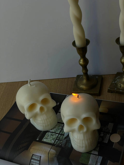 Skull Eloise and Oliver Decorative Candle art-noise.myshopify.com skull Skull Eloise and Oliver Decorative Candle art-noise.myshopify.com skull