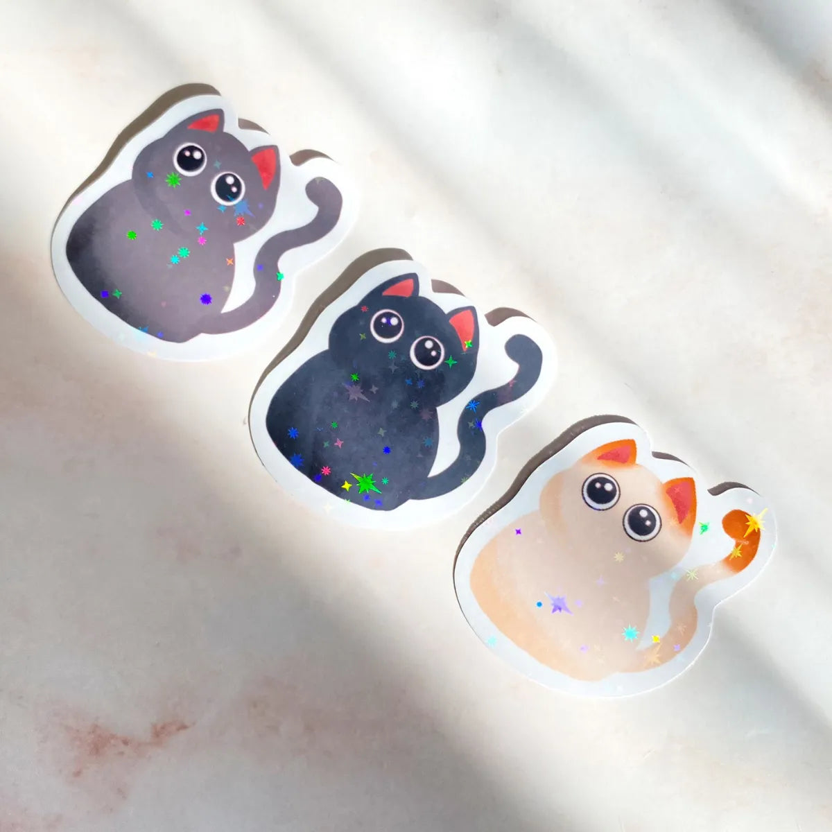  Purfect White Cat Sticker Cheeky Peach Designs Sticker art-noise.myshopify.com purfect-white-cat-sticker