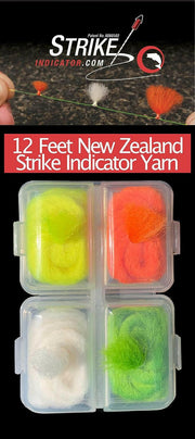New Zealand Strike Indicator Four Color Yarn Dispenser Stony Tackle Shack Fishing accesories art-noise.myshopify.com new-zealand-strike-indicator-four-color-yarn-dispenser