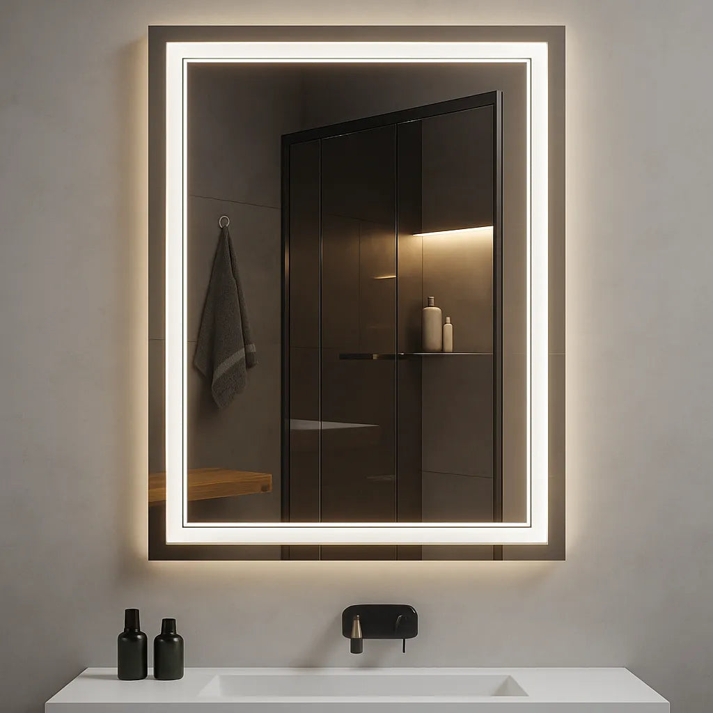  Nebula PureGlow Frameless LED Vanity Mirror – Anti-Fog, Dimmable | 24–60" Sizes Good Day Building Supply Inc. Mirror art-noise.myshopify.com nebula-pureglow-frameless-led-vanity-mirror-anti-fog-dimmable-24-60-sizes