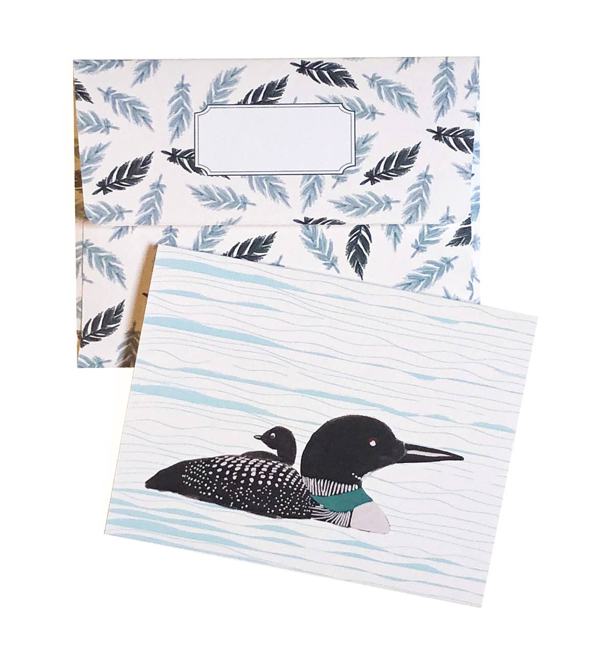 Great Northern Loon Greeting Card - Blank, Eco-Friendly, A2