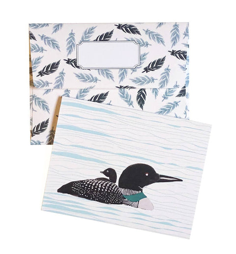 Great Northern Loon Greeting Card - Blank, Eco-Friendly, A2
