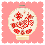 Cardinal Complete Embroidery Kit