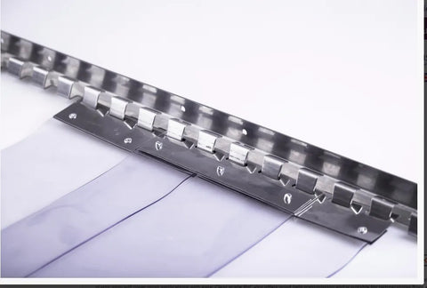  Byson PVC Strip Curtain Kit for Open Coolers / Merchandisers - 72in W x 66in H Byson  art-noise.myshopify.com byson-pvc-strip-curtain-kit-for-open-coolers-merchandisers-72in-w-x-66in-h