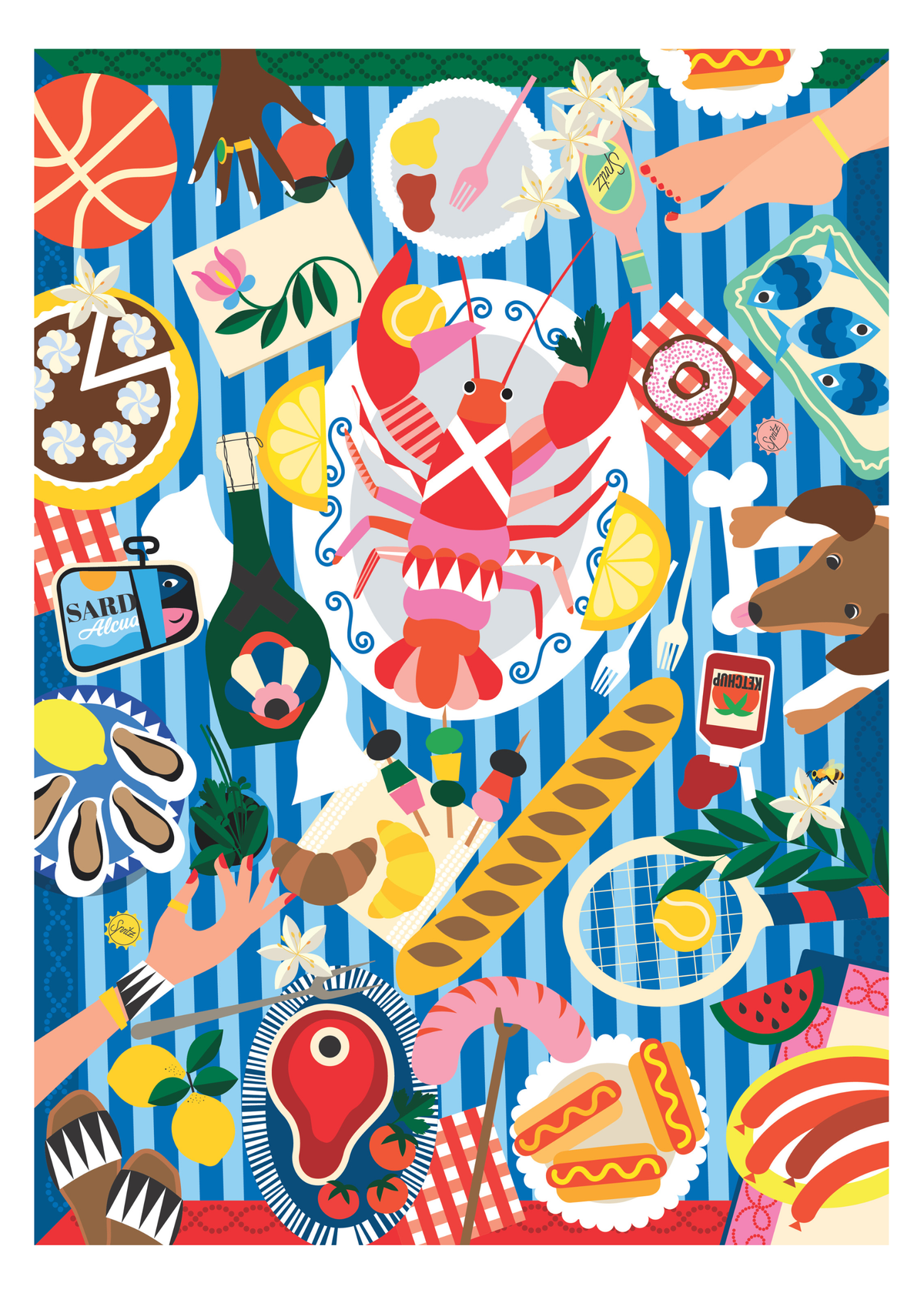 Festin au Bord de la Mer