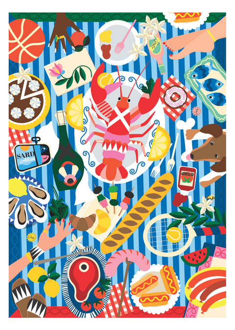 Festin au Bord de la Mer