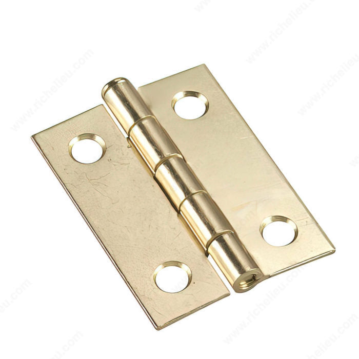 Onward - 2" Mortise Butt Hinge Removable Pin Blister of 2 units - Brass