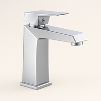 Monaco Edge Single-Handle Bathroom Faucet – Chrome, Black, Nickel