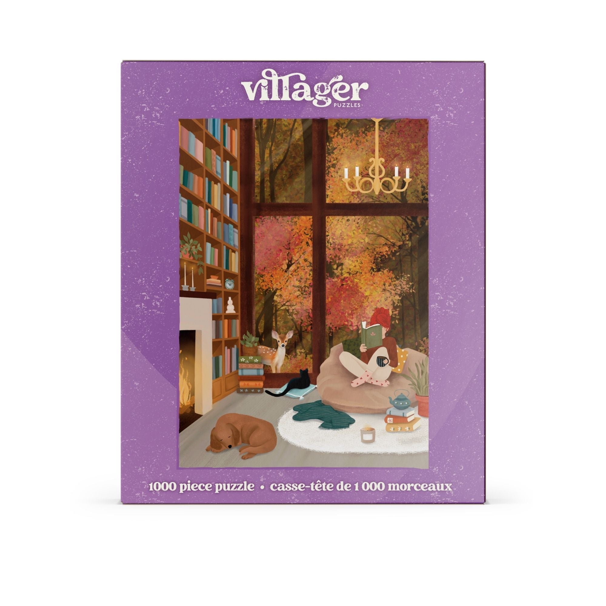 Dream Library | 1000-Piece Puzzle for Adults | Designed in Canada by Tara Younggren Villager Puzzles Puzzle art-noise.myshopify.com dream-library-1000-piece-puzzle-for-adults-designed-in-canada-by-tara-younggren