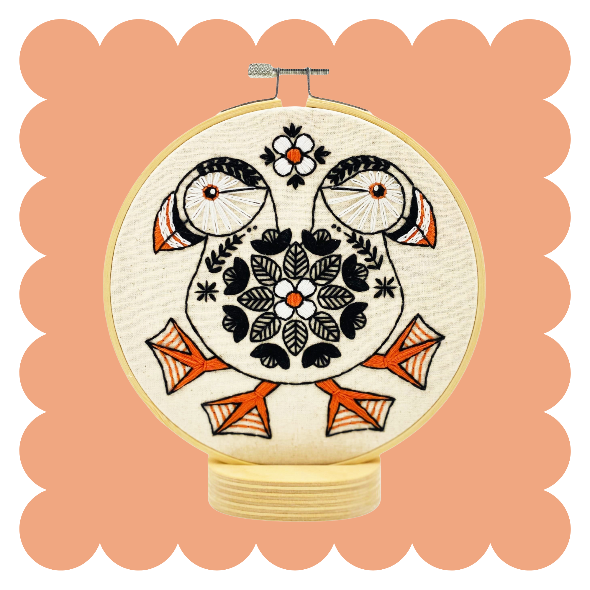 Puffin Complete Embroidery Kit
