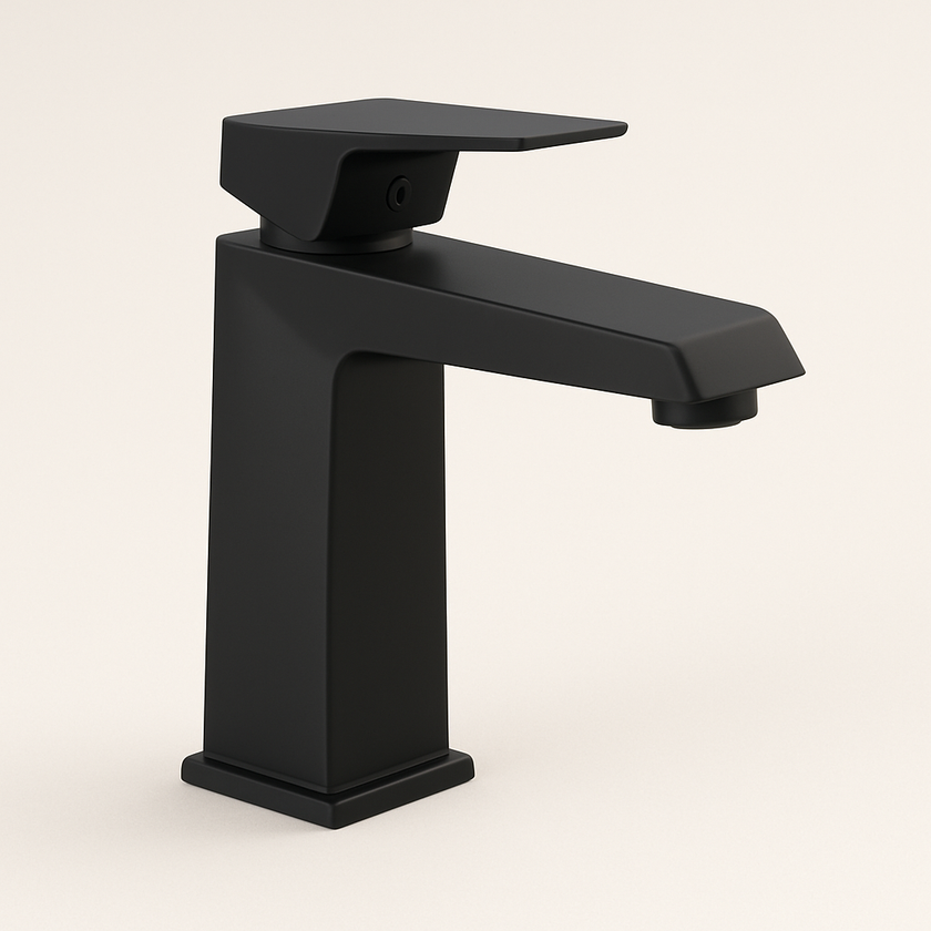 Monaco Edge Single-Handle Bathroom Faucet – Chrome, Black, Nickel