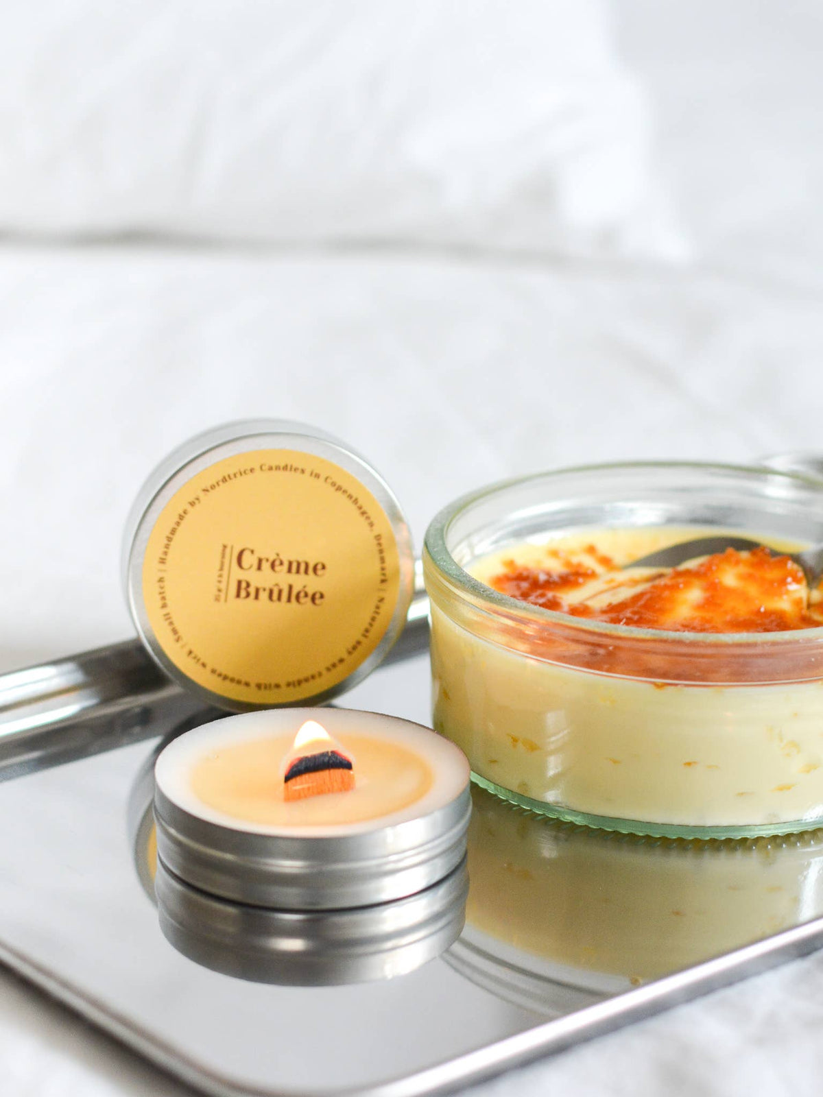 Mini Scented Soy Candle -  Crème Brûlée