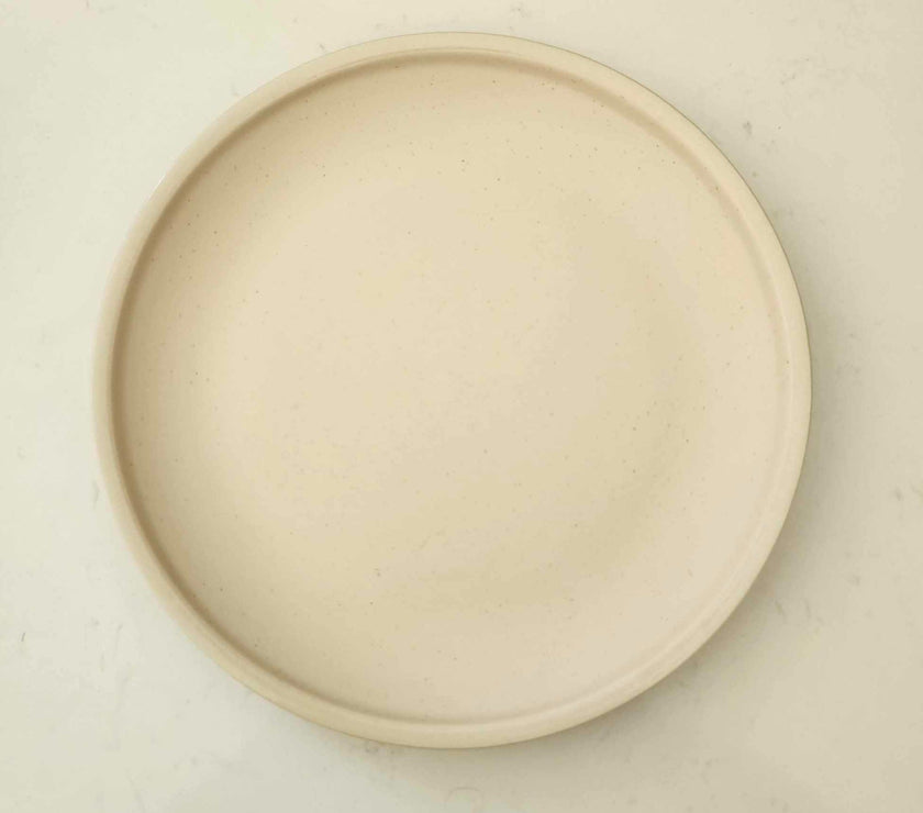 Vaisselles en céramique (blanc crème)